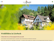 Tablet Screenshot of blume-lierbach.de